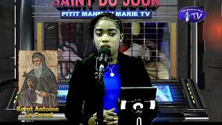 RUBRIQUE  LE SAINT DU JOUR SAINT ANTOINE LE GRAND [upl. by Ariaj]