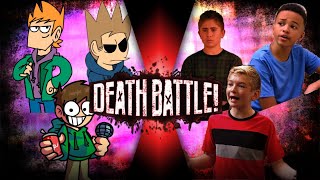 Death battle FanMade Mikey Jay and Noah vs Edd Matt and Tom Dhar Mann vs Eddsworld [upl. by Einimod960]