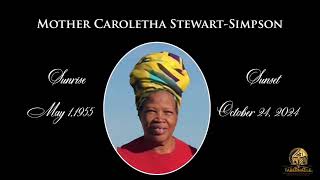 Homegoing Celebration Mother Caroletha StewartSimpson [upl. by Viveca]