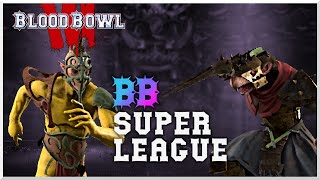 Blood Bowl 3  Super League  Strider Wood Elf vs Olivier Du Lac Skaven [upl. by Asillem451]