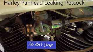 Harley Panhead petcock leak [upl. by Tegdig]