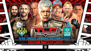 WWE TLC 2024  Dream Card v3 [upl. by Orsola988]