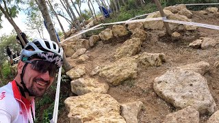 Paris 2024 Olympic MTB XCO  onboard track review  full lap with Krzysztof Łukasik TeamPoland [upl. by Attekal]