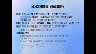 4  Radiotherapy electron interactions and stopping power [upl. by Esorbma]