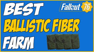 Fallout 76  Best Ballistic Fiber Farm EASY 2022 [upl. by Ahsienyt]