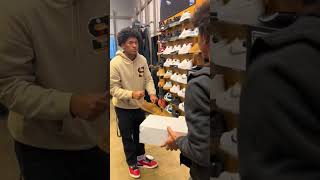 Working At A Sneaker Store Be Like 😂 via whomalik2TT shorts [upl. by Dazhahs]