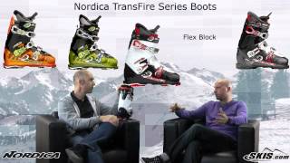 2013 Nordica TransFire Series Boots Review By Skiscom [upl. by Ullman]