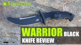 Spyderco Warrior Combat Knife Review  OsoGrandeKnives [upl. by Towbin]