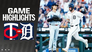 Twins vs Tigers Game Highlights 72724  MLB Highlights [upl. by Remlap680]