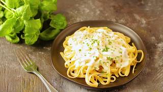 Garlic Cream Sauce Perfect for Pasta Zoodles and more [upl. by Natale]