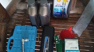 Yamaha R3 change oil  air filter clean amp Go [upl. by Arteid]