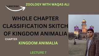 Classification of animals Overall classification of animals from kingdom animalia 1st year biology [upl. by Naamana255]