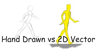 Hand Drawn vs 2D Vector Animation  2D Animation Comparison [upl. by Boj541]