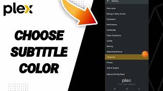 How To Choose Subtitle Color On Plex App [upl. by Dowell872]