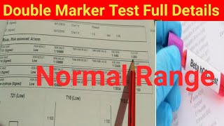 Double marker test full details costbaby boy double marker testఅవసరంముందుగానే గుర్తించవచ్చు [upl. by Madison]