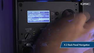 K2 Series Loudspeaker Menu Navigation  Quick Tip [upl. by Hollington]