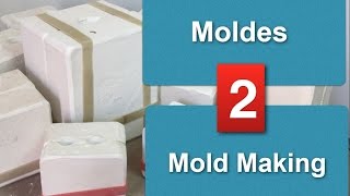 Episodio 2  Moldes de gesso  Plaster Mold Making with English Subtitle [upl. by Salkcin]