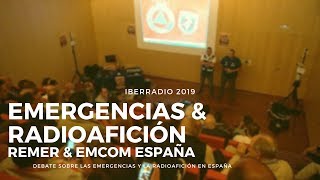 Mesa redonda sobre emergencias y radioafición REMERampEMCOM [upl. by Aitret]