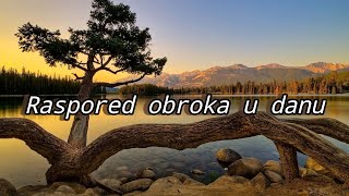 Raspored obroka u danu [upl. by Luahs721]