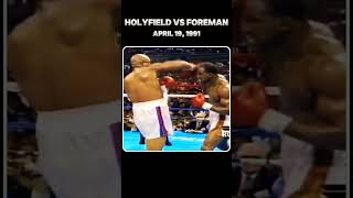 The Fight Between Two Boxing Giants  Holyfield VS Foreman [upl. by Aleunam]