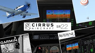 Cirrus SR22 Cockpit amp Avionics Avidyne Entegra  Garmin GTN 750 GNS 430  TorqueSim [upl. by Eneleahs736]