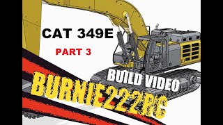 Building a rc CAT 349E Excavator  Part 3 Overcarriage [upl. by Notnarb243]