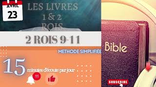 Ecoute de la Bible 23 Avril bible365 roi prière louange Adoration chrétienne 113  365 [upl. by Cj]