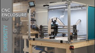 CNC Enclosure  Onefinity Woodworker [upl. by Dranreb]