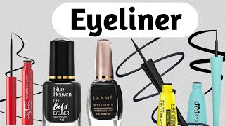 20 Best Eyeliner In India ll Waterproof Eyeliner 2024 ll eyeliner [upl. by Akirdna]