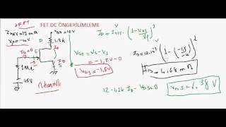 JFet Soru Çözümü 1 [upl. by Ahsinert]