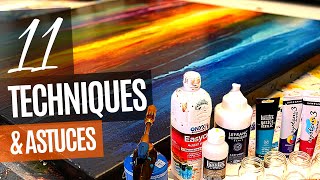 Peinture acrylique  11 techniques et conseils pour débutants [upl. by Curley]