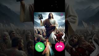 Jesus Incoming call 🙏 jesus shorts call [upl. by Airebma]