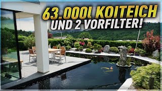 63000 Liter KOITEICH und ZWEI Vorfilter [upl. by Fredric]