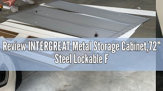 Review INTERGREAT Metal Storage Cabinet72quot Steel Lockable File Cabinet with Locking Doors and Adjus [upl. by Antone874]