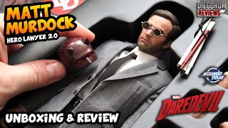 DAREDEVIL SpiderMan No Way Home 16 SooSooToys Unboxing amp Review BR [upl. by Johiah]