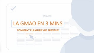 🚀 La GMAO en 3 minutes  La planification 📅 [upl. by Ayotahs879]