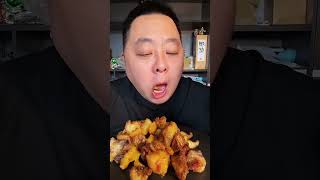 Crispy Air fry Beef Eating mukbang asmr eating [upl. by Wendin]