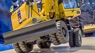 RC excavator presentation Brand new digger Komatsu PW 180 [upl. by Ahsoem]