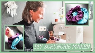 DIY scrunchie maken met een naaimachine ★ Mijn avonturen met Singer 2 ★ Things2Inspire [upl. by Savinirs]