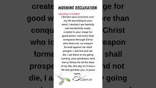 Declare God’s Word Over Your Life Morning Blessings [upl. by Woodruff217]