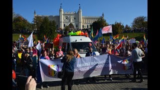 Marsz Równości i kontrmanifestacja w Lublinie 13102018 [upl. by Navillus554]