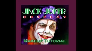 Jack Nicholson JOKER Makeup RunThrough [upl. by Nilyam46]