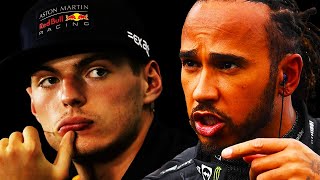 HAMILTON SAYS VERSTAPPEN DOESNT ACT LIKE A CHAMPION F1 News [upl. by Lika]