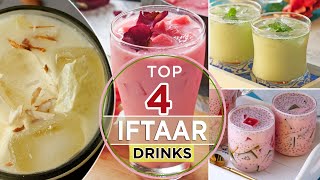 Top 4 Refreshing Iftar Drinks Recipe By Food Fusion [upl. by Canning824]