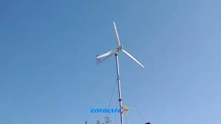 Zonhan 3kw wind turbine [upl. by Gosselin]