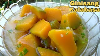 Ginisang Kalabasa  How to cook Ginisang Kalabasa  Pumpkin Soup [upl. by Ylram641]