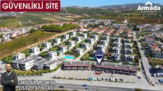 KUŞADASI SOĞUCAKTA DENİZ MANZARALI GÜVENLİKLİ SİTEDE 21 DAİRE [upl. by Verney157]