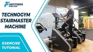 Exercise Tutorial Technogym Stairmaster Machine [upl. by Rubliw216]