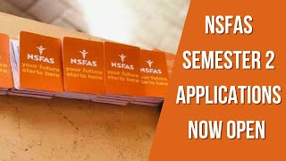 NSFAS Applications For Semester 2 Now Open  Careers Portal [upl. by Sarajane]