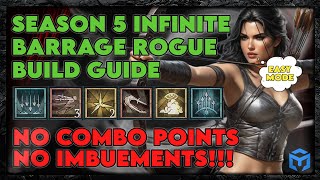 S5 NEW Infinite Barrage Rogue Guide Easy to play No combo points No Imbuements [upl. by Rudman]